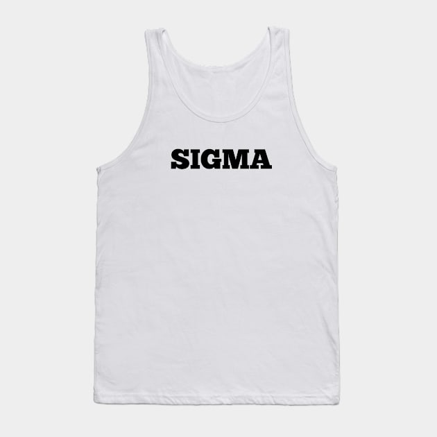 Sigma Tank Top by Menu.D